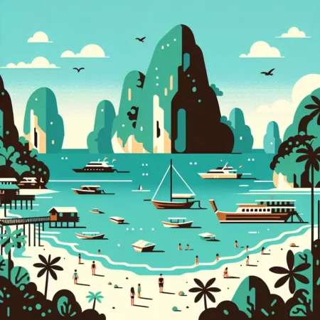 Menjelajahi Pantai Phi Phi: Keindahan Tropis yang Terkenal di Dunia