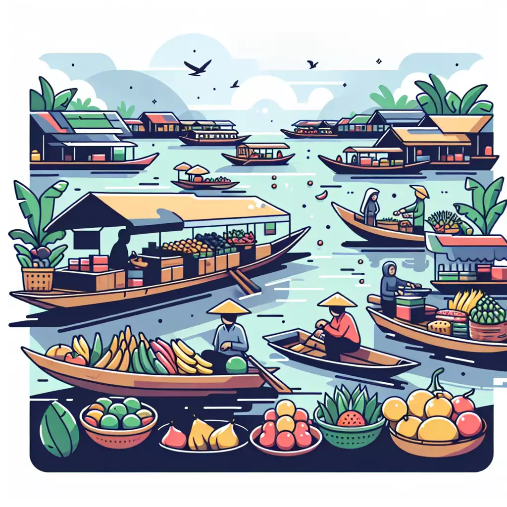 Makan Siang di Pasar Terapung Banjarmasin: Petualangan Kuliner Khas Kalimantan